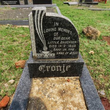 CRONJE -1956