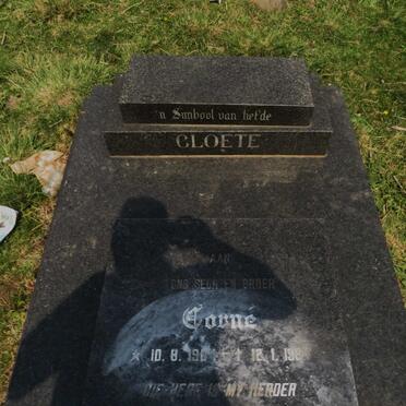 CLOETE Corné 1964-1984