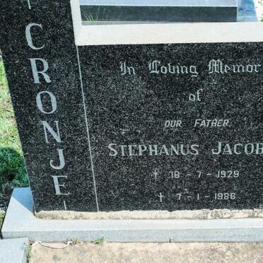 CRONJE Stephanus Jacobus 1929-1986