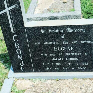 CRONJE Eugene 1951-1982