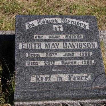 DAVIDSON Edith May 1906-1960