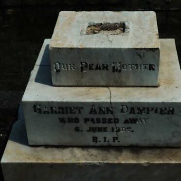 DAMPIER Harriet Ann -1907