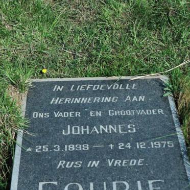 FOURIE Johannes 1898-1975