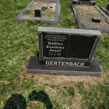 GERTENBACH Gidius Zeeman Josef 1913-1991