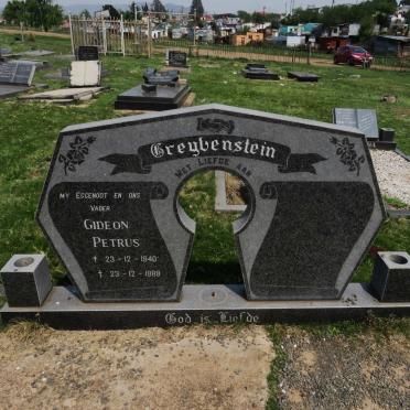 GREYVENSTEIN Gideon Petrus 1940-1989
