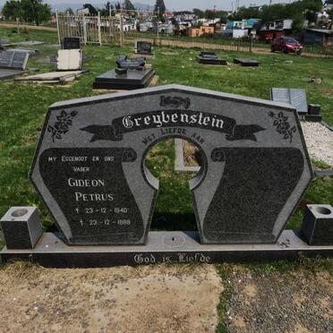 GREYVENSTEIN Gideon Petrus 1940-1989