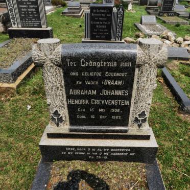 GREYVENSTEIN Abraham Johannes Hendrik 1906-1962