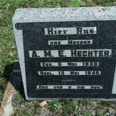 HECHTER A.M.E. 1859-1949