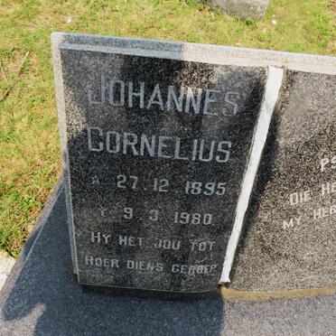 KLERK Johannes Cornelius, de 1895-1980