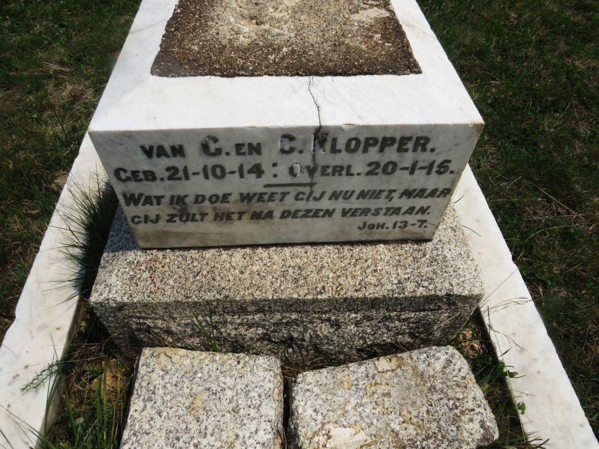 KLOPPER Barend Christiaan 1914-1915