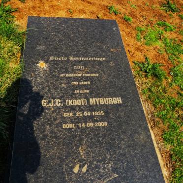 MYBURGH G.J.C. 1935-2008