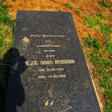 MYBURGH G.J.C. 1935-2008