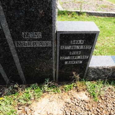 MURRAY J.B. 1857-1939 &amp; M.A. 1857-1947