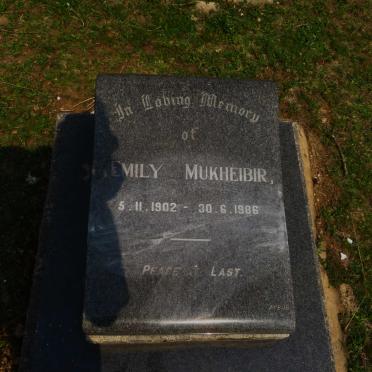 MUKHEIBIR Emily 1902-1986
