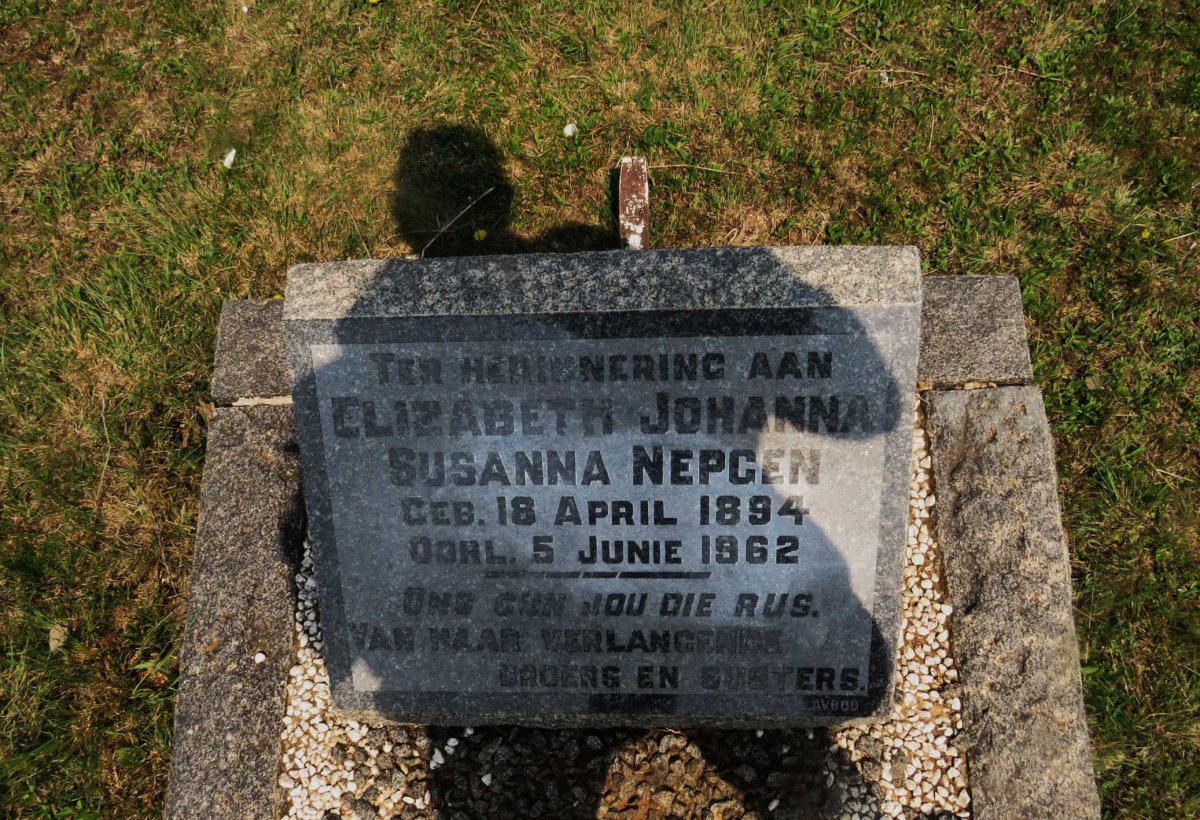 NEPGEN Elizabeth Johanna Susanna 1894-1962