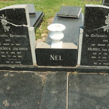 NEL Frederick Jacobus 1907-1982 &amp; Muriel CRONJE 1913-1972