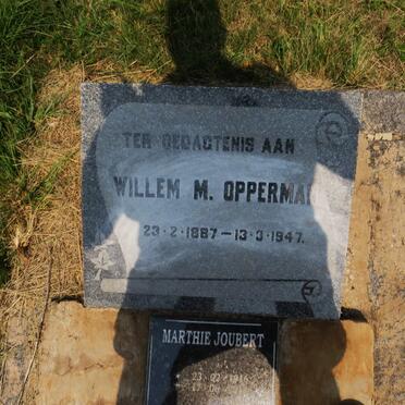 OPPERMAN Willem M. 1887-1947 :: JOUBERT Marthie 1916-2012 