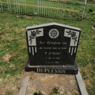PLESSIS P.J., du 1941-1982