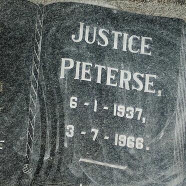 PIETERSE Justice 1937-1966