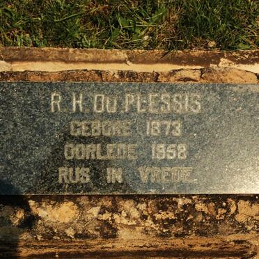 PLESSIS R.H., du 1873-1958