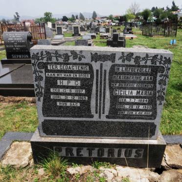 PRETORIUS H.P.G. 1897-1965 &amp; Cecilia Maria 1884-1955