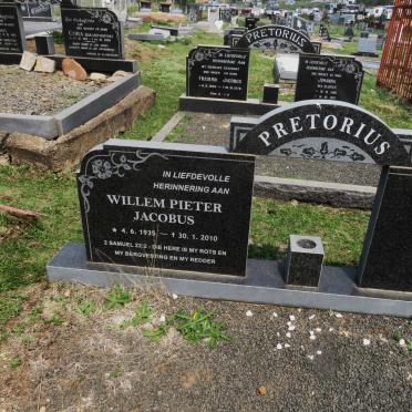 PRETORIUS Willem Pieter Jacobus 1935-2010