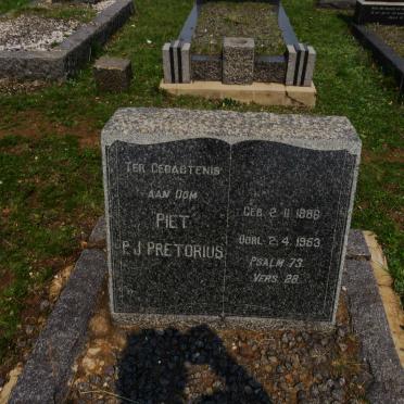PRETORIUS P.J. 1886-1953