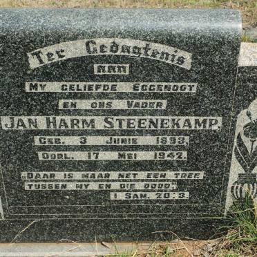 STEENEKAMP Jan Harm 1893-1942