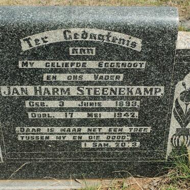 STEENEKAMP Jan Harm 1893-1942