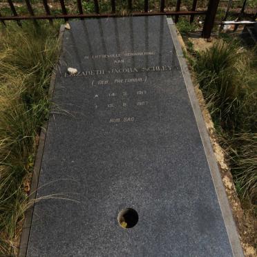 SCHLEY Elizabeth Jacoba nee PRETORIUS 1917-1987