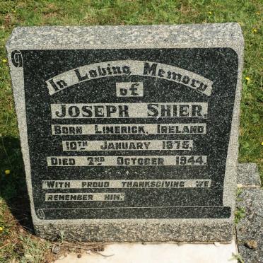 SHIER Joseph 1875-1944