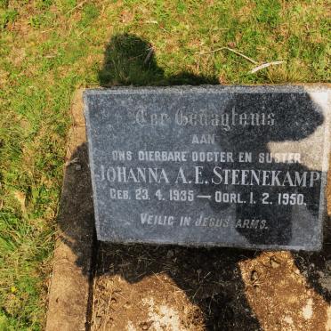 STEENEKAMP Johanna A.E. 1935-1950