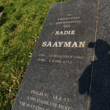 SAAYMAN Nadie 1940-2012