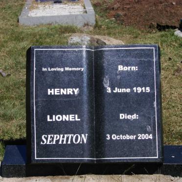 SEPHTON Henry Lionel 1915-2004