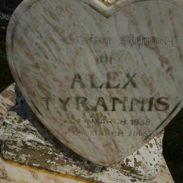 TYRANNIS Alex 1938-2005