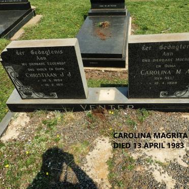 VENTER Christiaan J.J. 1894-1971 &amp; Carolina M.A. NEL 1908-