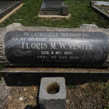 VENTER Floris M.W. 1891-1955