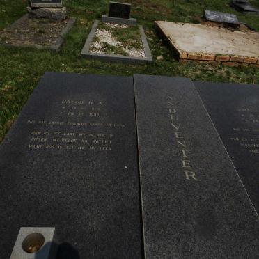 VENTER Jacob H.A., van de 1929-1992 &amp; Johanna C. 1939-1999