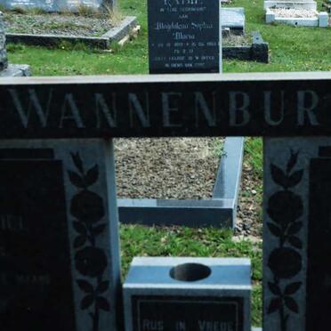 WANNENBURG Abraham Daniel -1970 &amp; Martha Magdelena -1969