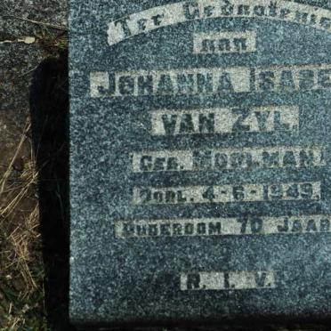 ZYL Johanna Isabel, van nee MOOLMAN -1949