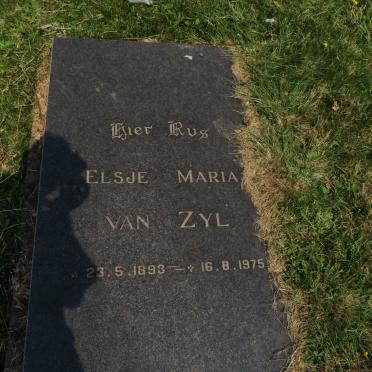 ZYL Elsje Maria, van 1893-1975