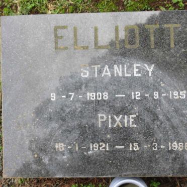 ELLIOTT Stanley 1908-1959 &amp; Pixie 1921-1986