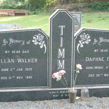 TIMM Allan Walker  1922-1990 &amp;  Daphne Edith MINOI 1922-1991