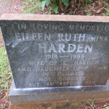 HARDEN Eileen Ruth nee TIMM 1914-1988