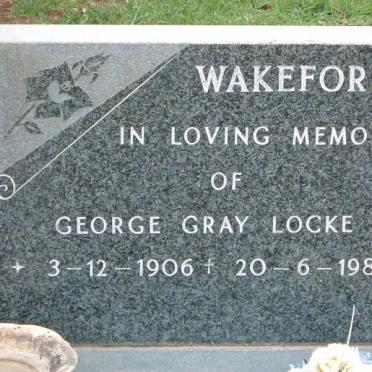 WAKEFORD George Gray Locke 1906-1988