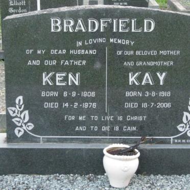 BRADFIELD Ken 1906-1976 &amp; Kay 1918-2006