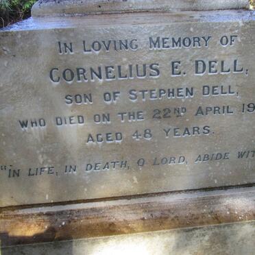 DELL Cornelius E. -1911