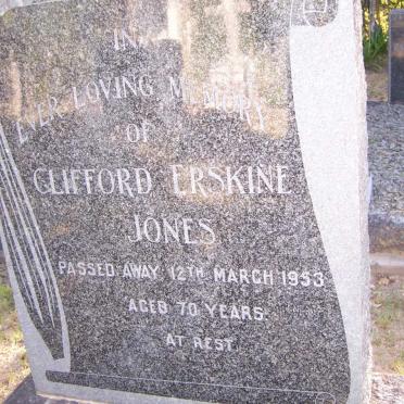 JONES Clifford Erskine -1953