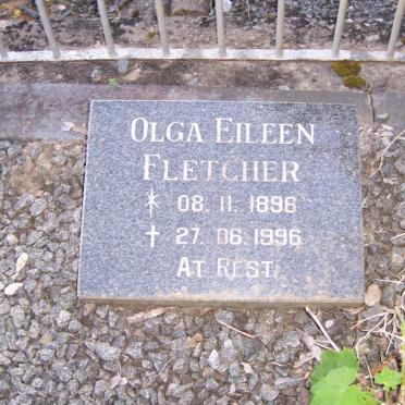 FLETCHER Olga Eileen 1896-1996