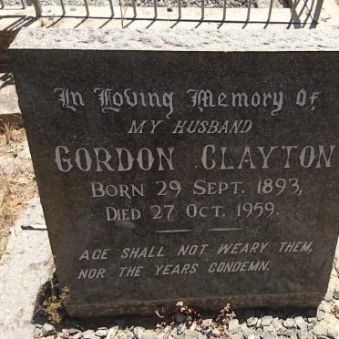 CLAYTON Gordon 1893-1959